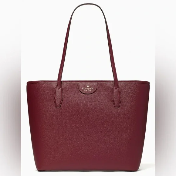 Kate Spade Lori Blackberry Large Textured Tote - Picture 2 of 9